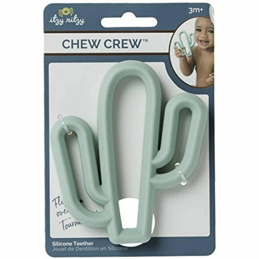 itzy rity Chew Chew: Silicone Teether -Cactus - Picture 1 of 4